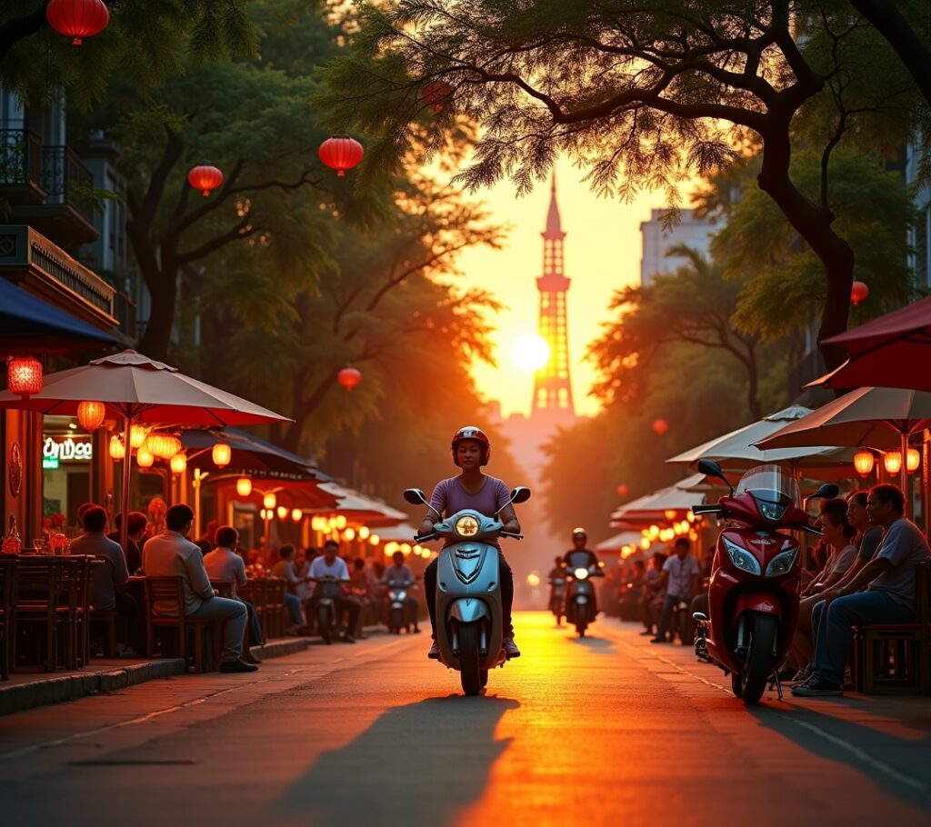 Scenic destination landscape